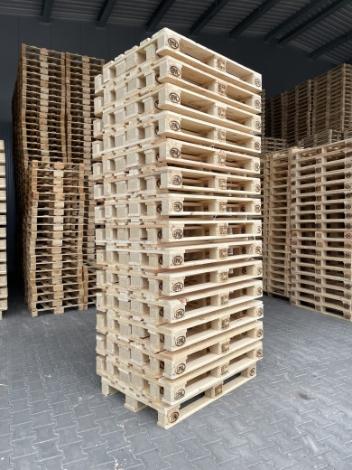 825x EPAL-Europalette Pressklotz IPPC (1200x800x144mm) NEU